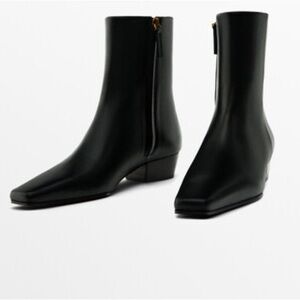 Massimo Dutti Heeled Ankle Boots